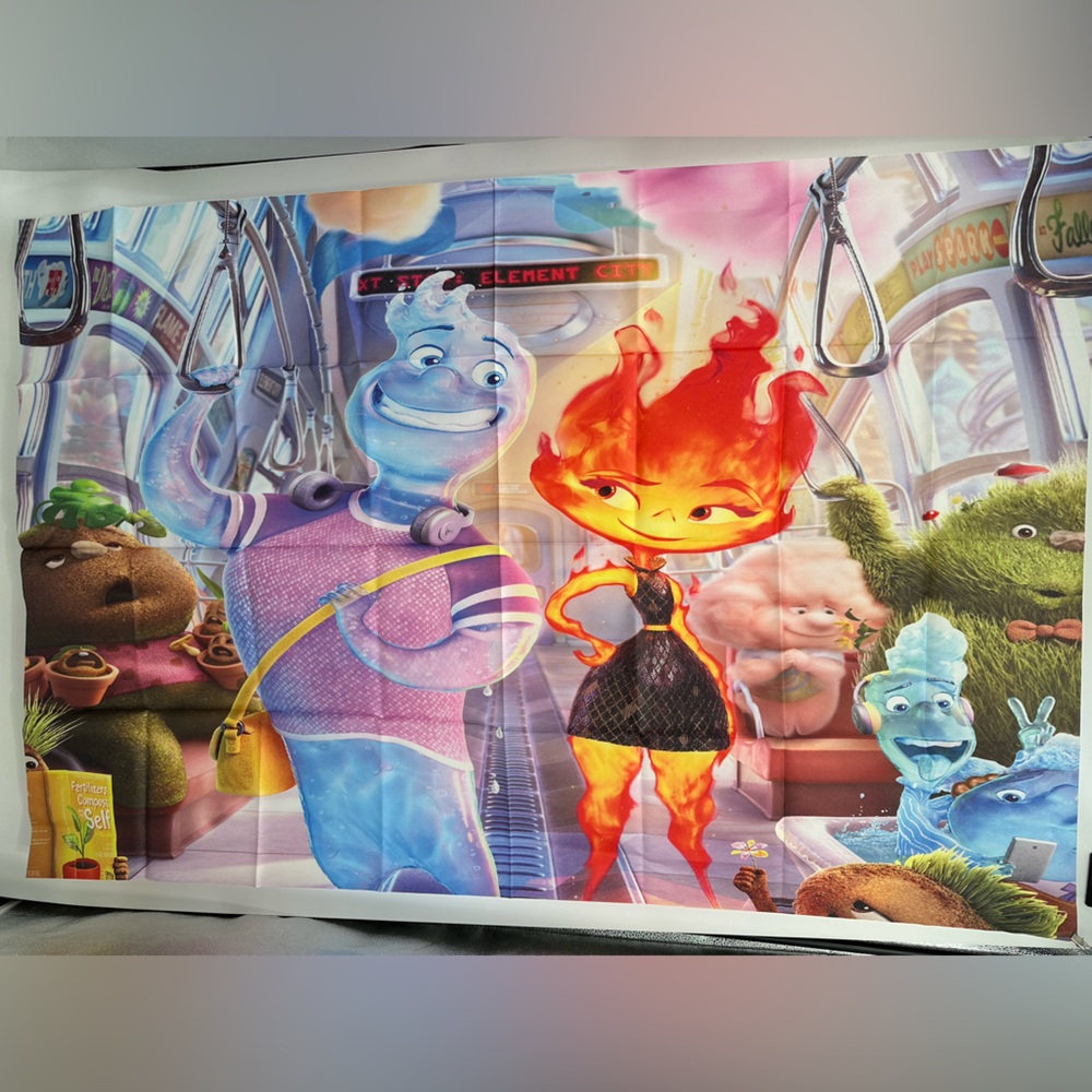 Elemental Birthday Party backdrop/Banner 3x5Ft